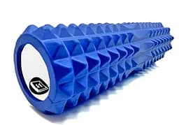 Массажный ролик EasyFit Grid Roller 45 см v.2.2 Синий