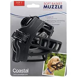 Coastal Soft Basket Muzzle софт баскет мазл намордник для собак силикон розмір 3