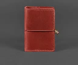 Женский кожаный кард-кейс 7.0 коралловый