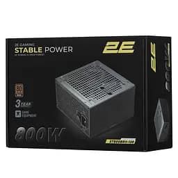 2E Gaming Блок живлення 2E GAMING Stable Power Pro ATX3.1 GEN5.0 (800W), >85%, 80+ Bronze, 120мм, 1xMB 24pin(20+4), 2xCPU 8pin(4+4), 3xMolex, 6xSATA, 4 GEN5 16pin - мініатюра 9