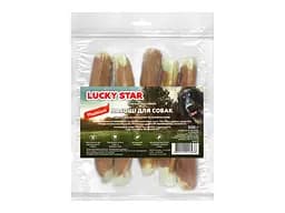 Ласощі для собак Lucky Star великий брикет з м`ясом курки 24-25 см 500 г (4820112457938)