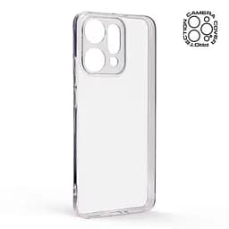 Прозрачный чехол для OPPO Reno14 Pro 5G с защитой камеры, тонкий, силиконовый, бесцветный, ударопрочный, противоударный бампер с закрытой камерой, ArmorStandart (ARM87141) - мініатюра 2