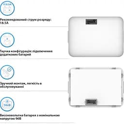 Акумулятор Dyness Tower LiFePO4 96V [96V/37Ah/3552Wh] [124404] - мініатюра 2
