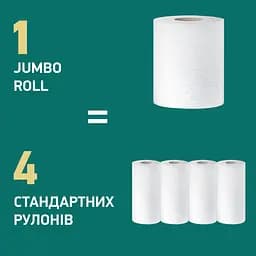 Рушники Сніжна Панда Extra Care Jumbo Roll, тришарові, 1 рулон, 450 аркушів - мініатюра 3