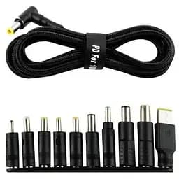 Кабель питания для ноутбука с набором переходников 100W