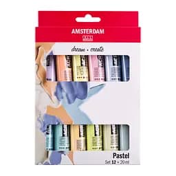 Набор акриловых красок AMSTERDAM PASTELS 12х20 мл Royal Talens