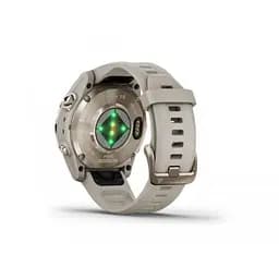 Смарт-годинник Garmin Fenix 7S Sapphire Solar Soft Gold w. Light Sand Band (010-02776-14/15) - мініатюра 7