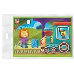 Детские развивающие мягкие пазлы Vladi Toys Поезд А5 (VT1104-22)