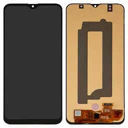 Дисплей Samsung A505 Galaxy A50, чорний, з рамкою, Original (PRC), original glass