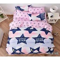 Комплект постільної білизни TAG Tekstil з компаньйоном Євро Різнобарвний 000142131 (R4148)