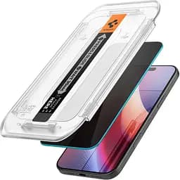 Захисне скло Spigen EZ Fit HD Glas.tR для Apple iPhone 16 Pro Privacy [AGL07936] 1-Pack [117855] - мініатюра 4