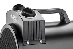 Теплова гармата Neo Tools 3 кВт, площа обігріву 30 в.м., підлоговий, чорний (90-068) - мініатюра 2