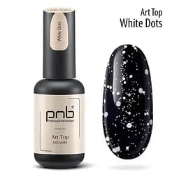 Топ PNB Art Top PNB White Dots No Whipe UV/LED 8 мл - мініатюра 3