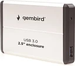 Кишеня зовнішня Gembird EE2-U3S-2-S 2.5" USB 3.0 silver