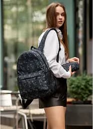 Жіночий рюкзак Sambag BRIX PJT чорний 40 x 27 x 15 см (11711702) - мініатюра 5