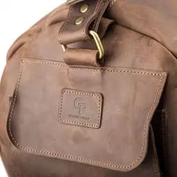 Сумка дорожня Grande Pelle 11045 коричнева - мініатюра 4