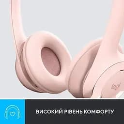 Гарнітура Logitech H390 USB Rose (981-001281) - мініатюра 4