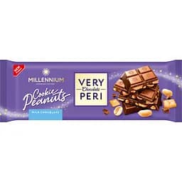 Уцінка. Шоколад молочний Millennium Very Peri з начинкою, печивом та арахісом 270 г (949792) 