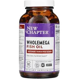 Жирні кислоти New Chapter Wholemega Fish Oil 180 капсул