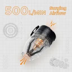 Насос-ліхтар кемпінговий Flextail Max Pump 3, білий - мініатюра 7