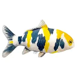 Дитяча м'яка іграшка "Золотий короп Коі" Сувенір-Декор KOI-G, розмір 50 см