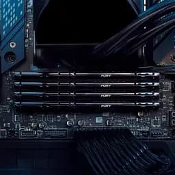 Модуль пам'яті для комп'ютера DDR5 64GB (2x32GB) 5600 MHz Fury Beast Black Kingston Fury (ex.HyperX) (KF556C36BBE2K2-64) - мініатюра 7