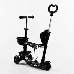 Самокат 5 в 1 Best Scooter 58х30х15 см Чорний 000231595 - мініатюра 4