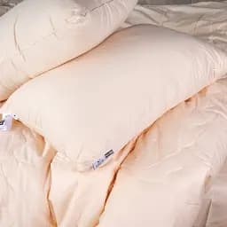 Літній постільний комплект MirSon Line Satin Light Pro Creamy Бавовна Євро (2200010977394) - мініатюра 7