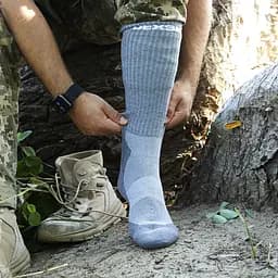 Шкарпетки водонепроникні Dexshell Terrain Walking, p-p XL, сірі - мініатюра 9