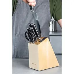Набір ножів з підставкою KitchenAid Coreline з точилом 5 предметів (KO5PSTSNOBG) - мініатюра 17