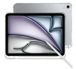 Чохол-накладка DK для Apple iPad Air 11" M2 2024 Silicone Corner Air Bag Слот під Стілус (017974) clear - мініатюра 3