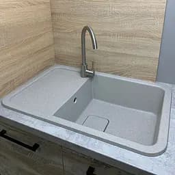 Кухонна мийка Adamant EXISTENCE terra 775x505x190 мм, з крилом 77,5 см - мініатюра 3