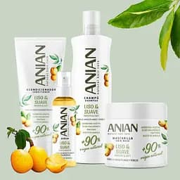 Маска Anian Smooth & Soft для неслухняного волосся 350 мл - мініатюра 5
