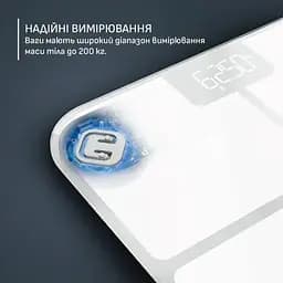 Tefal Веси Tefal підлогові Goodvibes Sport, 200кг, Bluetooth, AAAx4 в комплекті, скло, білий - мініатюра 3