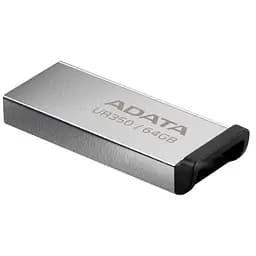 USB флеш накопичувач ADATA 64GB UR350 Silver-Black USB 3.2 (UR350-64G-RSR/BK) - мініатюра 4