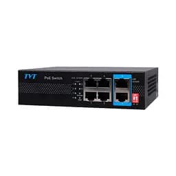 PoE-комутатор 6-портовий TVT TD-B2204S1-PEU з 4 портами PoE (77-00385) - мініатюра 3