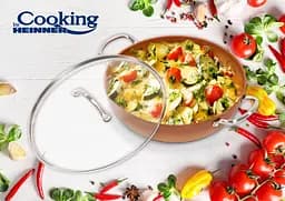 Каструля низька Heinner Ceramica Do Brazil, зі скляною кришкою, 28 см, 3,7 л (HR-BET-ERH28C) - мініатюра 5