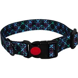 Ошейник для собак Lucky Pet Украинская ночь капроновый 30-40х2 см