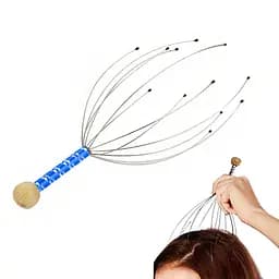 Масажер для голови акупунктурний ручний точковий "Мурашка" Синій, Yu Xin 87665 - мініатюра 1