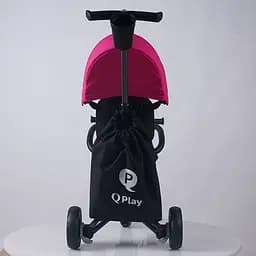 Велосипед складаний триколісний дитячий Qplay Nova+ Rubber Floral Pink (S700-13Nova+FloralPink) - мініатюра 11