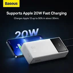 Зарядний акумулятор Baseus Star-Lord Digital Display 30000mAh Fast Charge 22.5W PPXJ080102 (Білий) - мініатюра 10