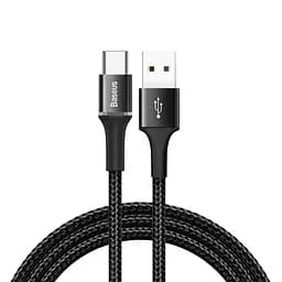 Кабель усиленный 2 метра Baseus USB - Type-C CATGH-C01, 2 м черный