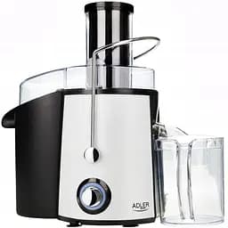 Соковитискач центрифужний Adler AD 4128 1000 Вт нержавіюча сталь + контейнер для соку 1 л