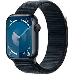 Смарт-часы Apple Watch Series 9 GPS Midnight Aluminum Case with Midnight S Loop 45 мм (MR9C3)