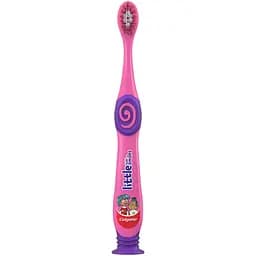 Дитяча зубна щітка Colgate Little Kids Smiles рожева - мініатюра 3