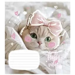 Зошит учнівський "Fluffy vibes" Star 018-3546K 18 аркушів Різнокольоровий