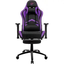Геймерское кресло GT Racer черное с фиолетовым (X-2534-F Black/Violet)