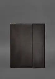 Шкіряна папка для документів "Сімейна" з зошитами темно-коричнева