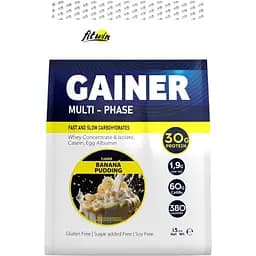Гейнер FitWin Gainer Multi-Phase 1.5 кг Банановый пудинг