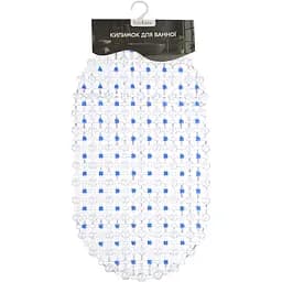Килимок для ванної Eco Fabric Крапка 63х34 см блакитний (6334-004) - мініатюра 3